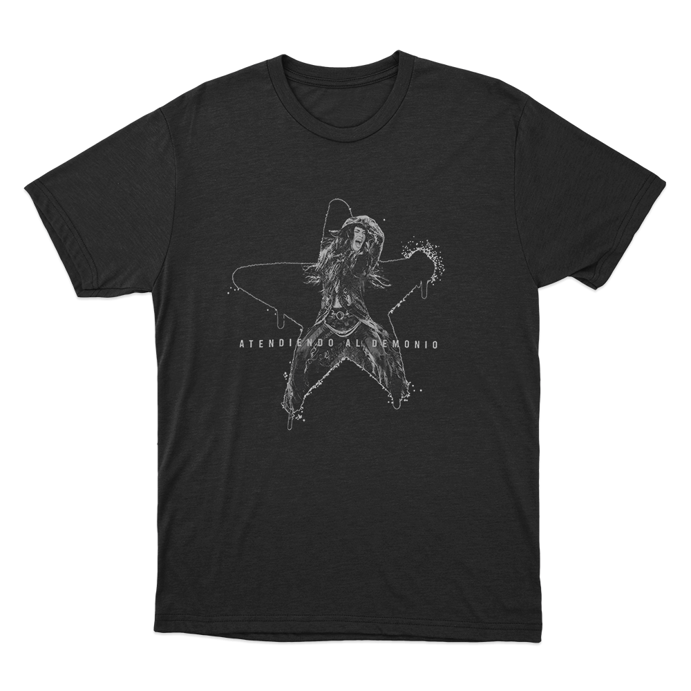 Atendiendo Al Demonio Unisex T Shirt Black Atendiendo Al Demonio Unisex T Shirt Black