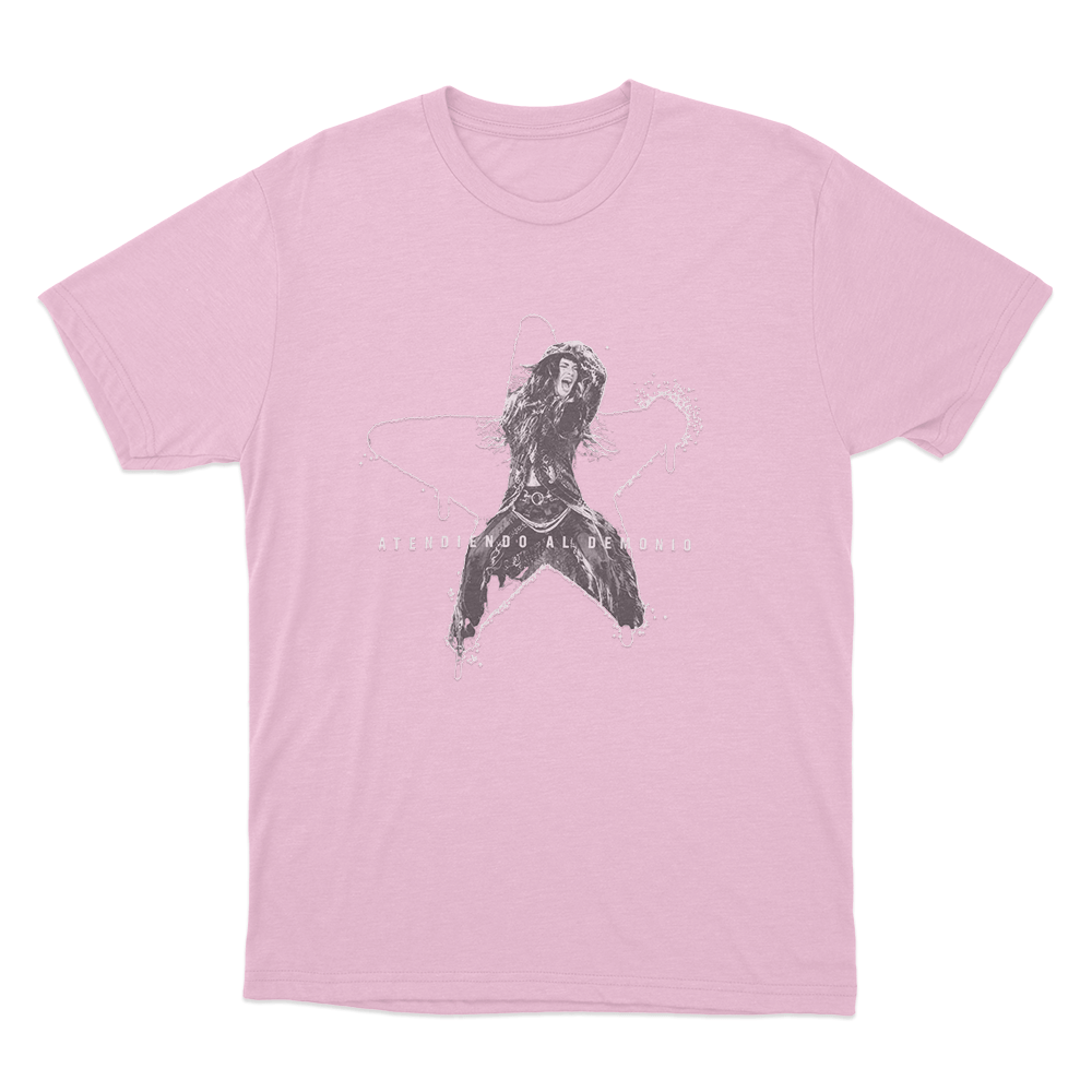 Atendiendo Al Demonio Unisex T Shirt Pink Atendiendo Al Demonio Unisex T Shirt Pink