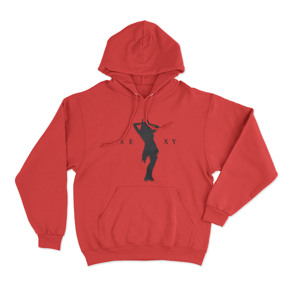 Lali Diva Sexy Silhouette Unisex Hoodie Red Lali Diva Sexy Silhouette Unisex Hoodie Red
