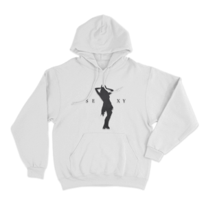 Lali Diva Sexy Silhouette Unisex Hoodie White