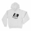Lali Payaso Clown Unisex Hoodie White