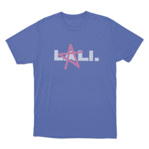 Lali Star Logo Unisex T Shirt Blue